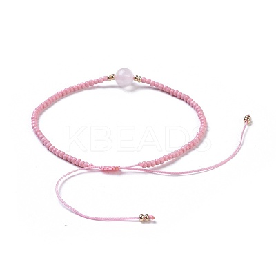 Nylon Thread Braided Beads Bracelets BJEW-JB04346-03-1