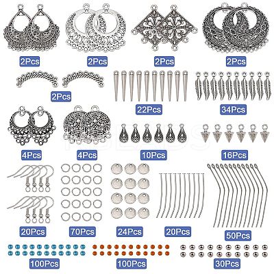 DIY Chandelier Earring Making Kit DIY-SC0019-30-1