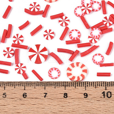 Christmas Handmade Polymer Clay Cabochons CLAY-N013-03-1