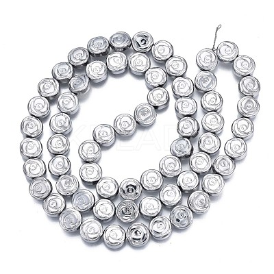 Electroplate Glass Beads Strand EGLA-S188-19-1