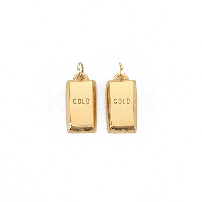 Ion Plating(IP) 304 Stainless Steel Charms X-STAS-N097-166-1