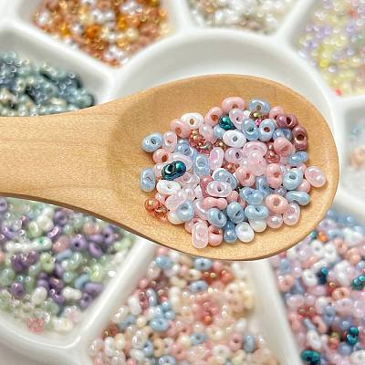 Transparent Glass Seed Beads FIND-U017-18H-1