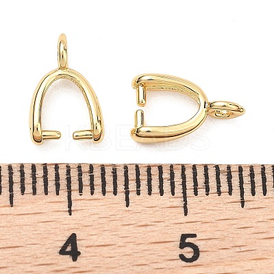 SHEGRACE Brass Ice Pick Pinch Bails XGRQ1U145-371G-1