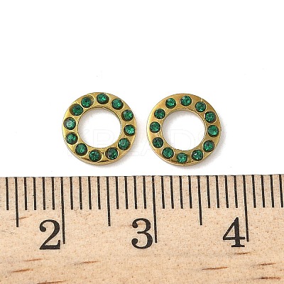 304 Stainless Steel Rhinestone Cabochons STAS-A057-04G-G02-1