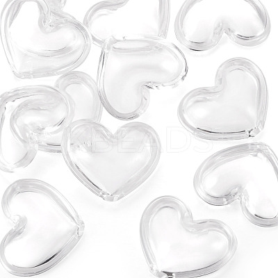 12Pcs Transparent Acrylic Beads TACR-TA0001-77C-1
