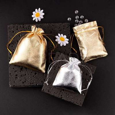 60Pcs 6 Style Organza Bags OP-LS0001-03-1