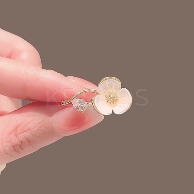 Camellia Resin Pins PW-WGEBCF0-01-1-1