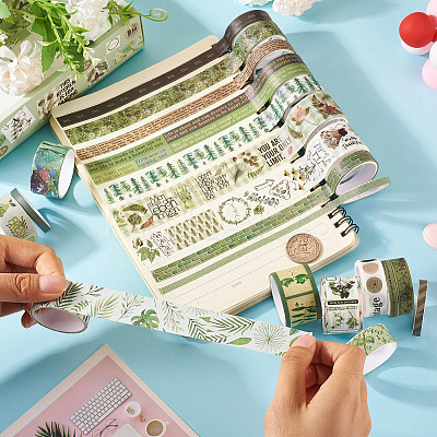 20pcs 5 Styles Scrapbooking Stickers DIY-TAC0029-03A-1