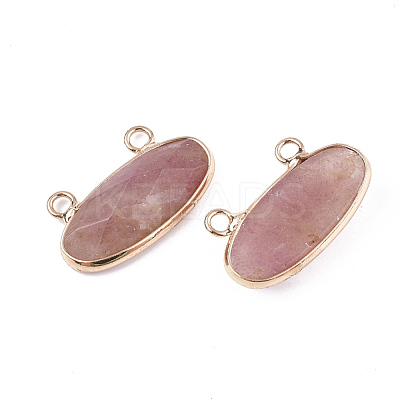 Natural Strawberry Quartz Pendants G-S344-44F-1