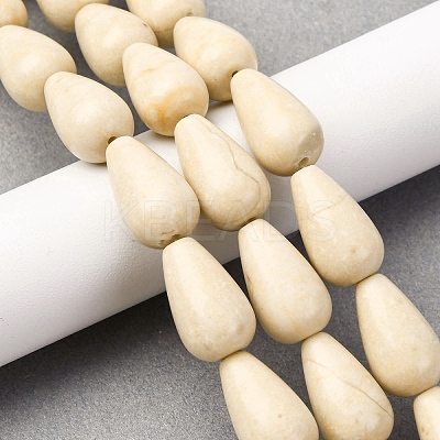 Natural Fossil Beads Strands G-F808-D01-02-1