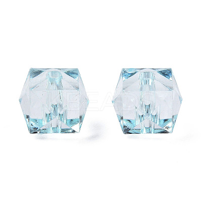 Transparent Acrylic Beads TACR-Q259-10mm-V38-1