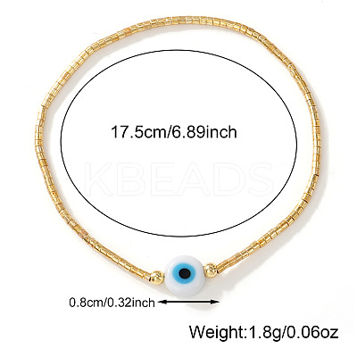 1Pc Glass Seed Beads Stretch Bracelets KP5513-16-1