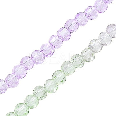 Transparent Glass Beads Strands GLAA-YW0001-59C-1