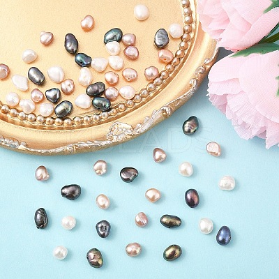 10Pcs Natural Cultured Freshwater Pearl Beads PEAR-YW0001-07B-1