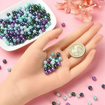 Glass Pearl Beads HY-X006-6mm-11-A-1