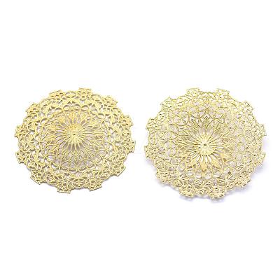Brass Filigree Joiners KK-K184-14C-RS-1