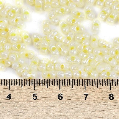 Opaque Colours Luster Glass Seed Beads X1-SEED-K010-04H-1