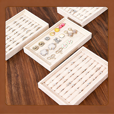 Velvet Ring Organizer Display Trays ODIS-SP0002-20C-1