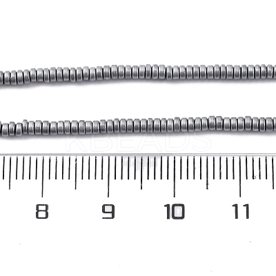 Electroplated Non-magnetic Hematite Beads Strands G-P571-A01-01D-1