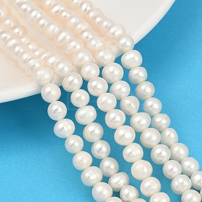 Natural Cultured Freshwater Pearl Beads Strands PEAR-I007-07Y-02A-1