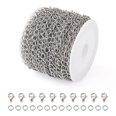 DIY Chain Bracelet Necklace Making Kit DIY-YS0001-45-1