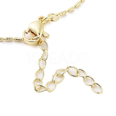 Brass Clear Cubic Zirconia Pendant Necklaces for Women LS-NJEW-M009-05G-C-1