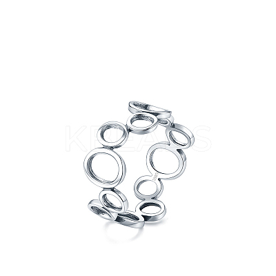 Oval Ring 925 Sterling Silver Finger Rings for Women FS-WGC6322-02-1