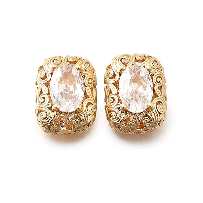 Brass Glass Beads KK-M318-45G-02-1