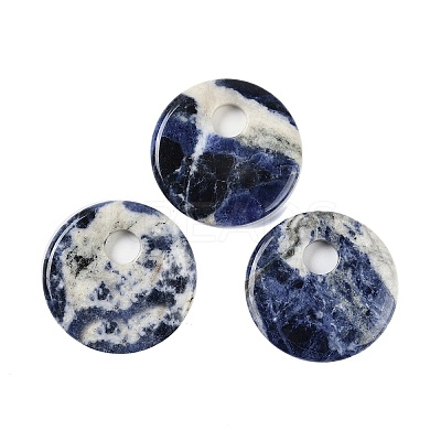 Natural Sodalite Pendants G-C140-10B-1