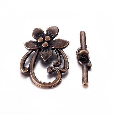 Tibetan Style Toggle Clasps LS-RLF0677Y-NF-1