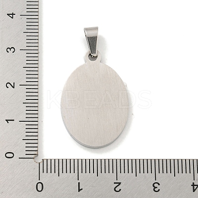 Non-Tarnish 304 Stainless Steel Pendants STAS-C102-09A-P-1