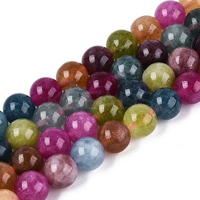 Natural Quartz Beads Strands G-N363-8mm-06-1