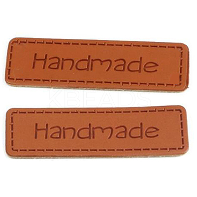Imitation Leather Label Tags PURS-PW0001-478A-1