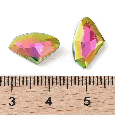 Glass Rhinestone Cabochons RGLA-L029-11B-VRLA-1