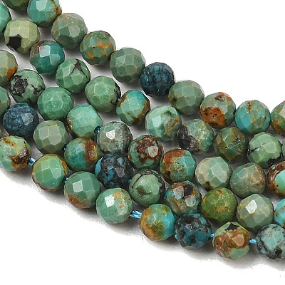 Natural HuBei Turquoise Beads Strands G-P629-A04-03-1