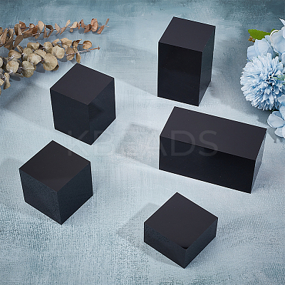 5Pcs 5 Styles Acrylic Display Pedestals for Jewelry ODIS-BC0001-20A-1