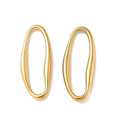 304 Stainless Steel Oval Linking Rings STAS-L300-010B-G-1