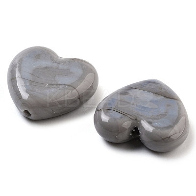 Heart Handmade Lampwork Beads LAMP-U003-01F-1