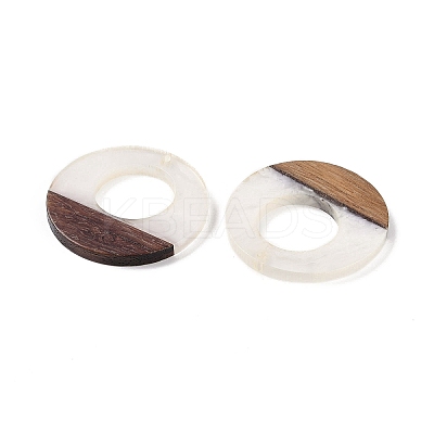 Resin & Wood Pendants WOOD-F015-14C-1