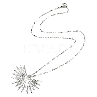 Non-Tarnish 304 Stainless Steel Pendant Necklace for Women NJEW-JN04387-05-1