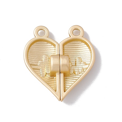 Love Heart Alloy Magnetic Clasps LS-FIND-C013-01E-1