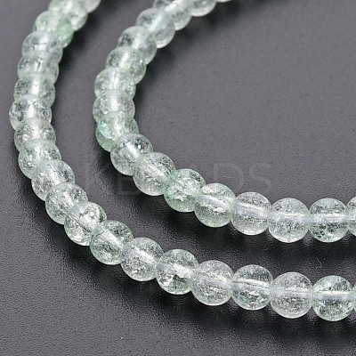 Crackle Glass Beads Strands GLAA-S192-B-006G-1