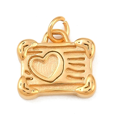 304 Stainless Steel Charms STAS-I360-03G-1