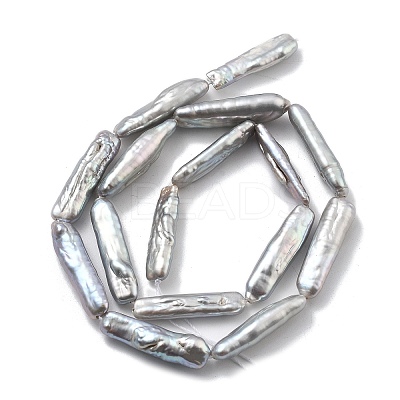 Natural Baroque Keshi Pearl Beads Strands PEAR-P064-05B-03B-1