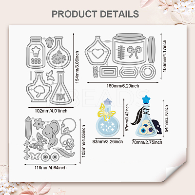 Glassware Carbon Steel Cutting Dies Stencils DIY-WH0309-2785-1