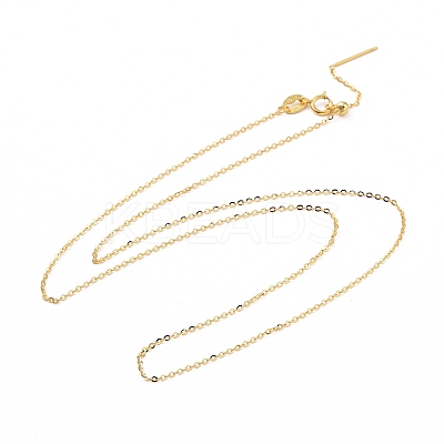 925 Sterling Silver Beadable Necklaces STER-I021-01G-1
