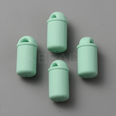 Bottle Food Grade Eco-Friendly Silicone Beads LS-SIL-WH0006-20K-1