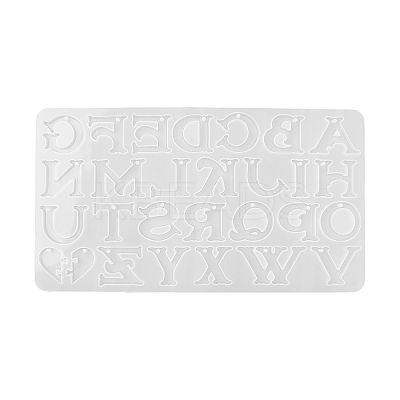 Letter A~Z & Heart DIY Silicone Pendant Molds LS-SIMO-G010-09-1