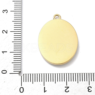 304 Stainless Steel & Rhinestone Pendants STAS-G371-09E-02G-1