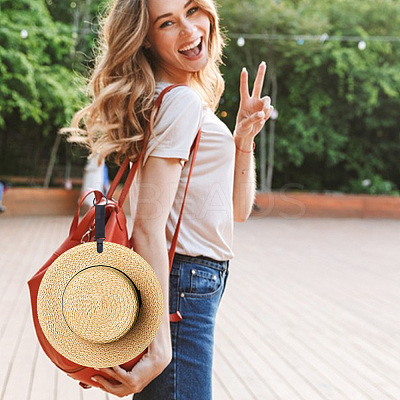 6Pcs 6 Colors Alloy Hat Clip for Travel FIND-GO0001-18-1